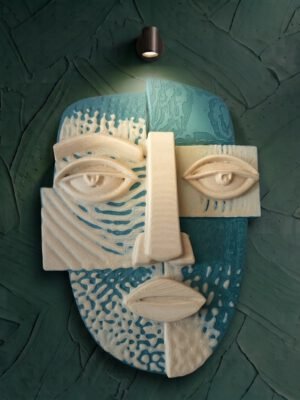 FOTO1 Asimetrik Dokulu Buda Duvar Maskesi